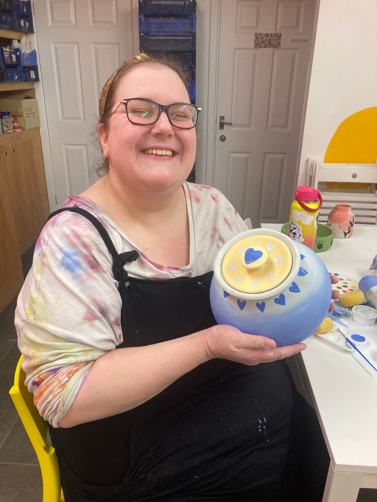 May Grown Ups Pottery Painting Evening ✨