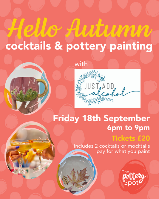 Hello Autumn Cocktail and Pottery Painting Evening